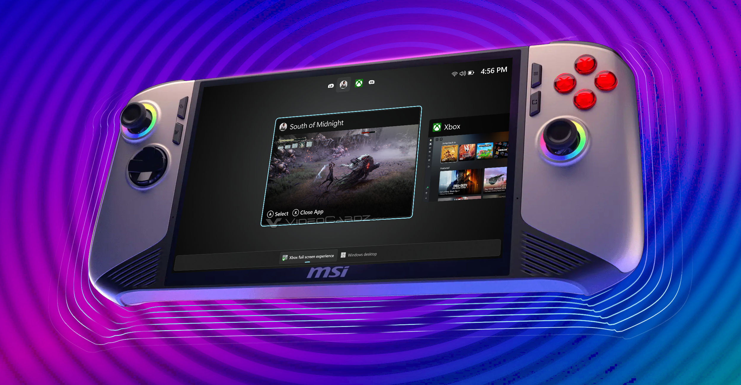 Microsoft, “Xbox Full Screen Experience”i MSI Claw Windows 11 el cihazlarına sunuyor