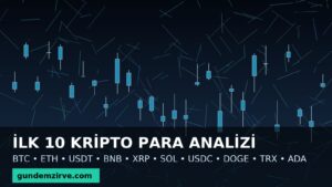 Türkiye için 2025 Başında İlk 10 Kripto Para Analizi