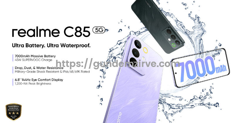 Realme C85 5G Geliyor